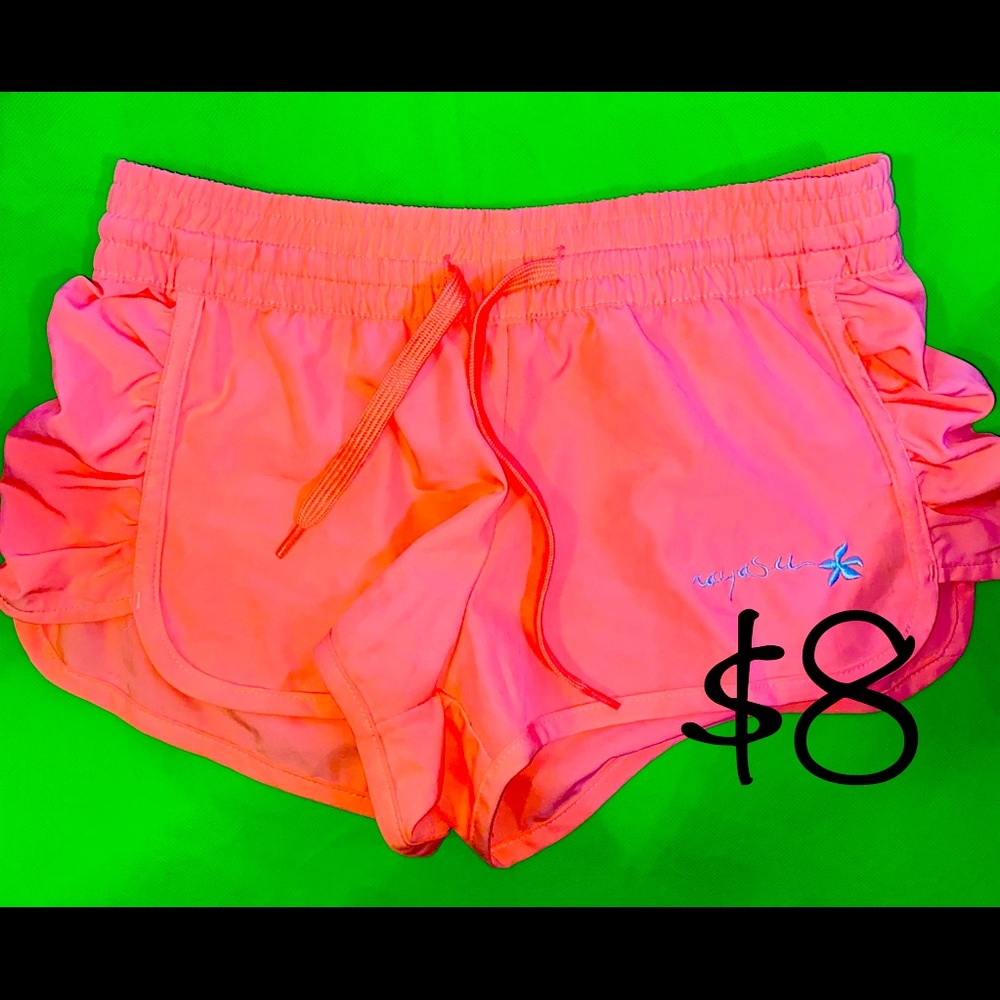 Coral Board Shorts Beach Pool